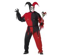 California Costumes Women's Plus-Size Evil Jester Costume