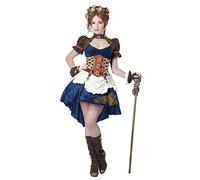 California Costumes Women's Steampunk Fantasy Adult-Sized Costume, Blue/Brown, XL