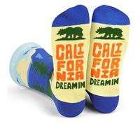 California Dreamin’ Socks - CA State Gift or Souvenir for Californians and Travelers - Unisex for Men, Women, and Teens, California Dreamin, One size