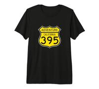 California Eastern Sierra Highway 395 - Adventure Inspired Premium T-Shirt
