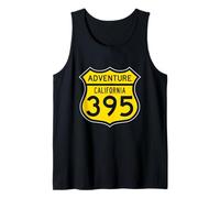 California Eastern Sierra Highway 395 - Adventure Inspired Tank Top