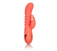 Silicone Vaginal Rabbit Vibrator Double Dildo for Women Rechargeable Sex To