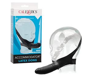 California Exotic Novelties The Original Accommodator Latex Dong Black