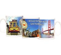 CALIFORNIA GIFT MUG. I WOULD RATHER BE in SAN FRANCISCO, ceramic mug for people who love This iconic city. This Can Be Personalised