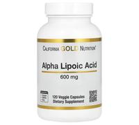California Gold Nutrition, Alpha Lipoic Acid, 600 mg, 120 Veggie Capsules