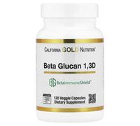 California Gold Nutrition, Beta Glucan 1,3D with BetaImmuneShield' , 125 mg, 120 Veggie Capsules