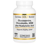 California Gold Nutrition, Glucosamine, Chondroitin, MSM Plus Hyaluronic Acid, 120 Veggie Caps