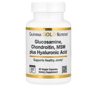 California Gold Nutrition, Glucosamine Chondroitin, MSM plus Hyaluronic Acid, 60 Veggie Capsules