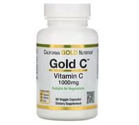 California Gold Nutrition, Gold C, Vitamin C, 1,000 mg, 60 Veggie Capsules