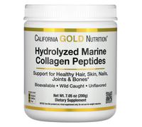 California Gold Nutrition, Hydrolyzed Marine Collagen Peptides, Unflavored, 7.05 oz (200 g)