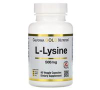 California Gold Nutrition, L-Lysine, 500 mg, 60 Veggie Capsules