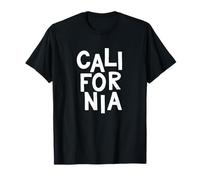 California Graphic Retro Stacked Letter CA State Pride Gift T-Shirt