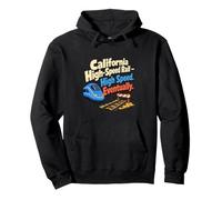 California High-Speed Rail Eventually Train Fan Joke Pullover Hoodie