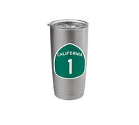 California Highway 1 Sign CA-1 State HWY Stainless Steel Insulated Tumbler