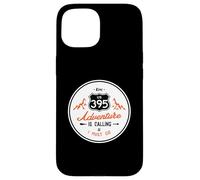 California Highway 395 - Eastern Sierra Adventure Club Case for iPhone 15