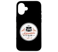 California Highway 395 - Eastern Sierra Adventure Club Case for iPhone 16