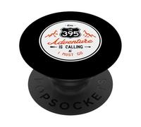 California Highway 395 - Eastern Sierra Adventure Club PopSockets Adhesive PopGrip