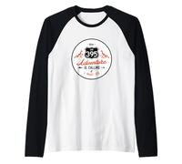 California Highway 395 - Eastern Sierra Adventure Club Raglan Baseball Tee