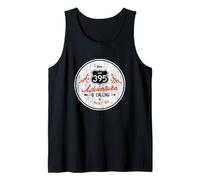 California Highway 395 - Eastern Sierra Adventure Club Tank Top