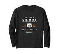 California Highway 395 Eastern Sierra Hiking Adventure Club Long Sleeve T-Shirt