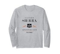 California Highway 395 Eastern Sierra Hiking Adventure Club Long Sleeve T-Shirt