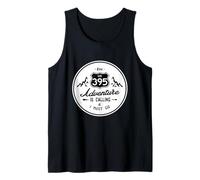 California Highway 395 Eastern Sierra Hiking Adventure Club Tank Top