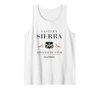 California Highway 395 Eastern Sierra Hiking Adventure Club Tank Top