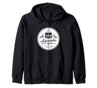 California Highway 395 Eastern Sierra Hiking Adventure Club Zip Hoodie