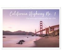 California Highway No. 1 - The most beautiful coastal road in the USA UK-Version (Wall Calendar 2026 DIN A3 Landscape), CALVENDO 12 Month Wall Calendar