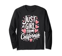 California Just A Girl From Carlifornia USA State Long Sleeve T-Shirt