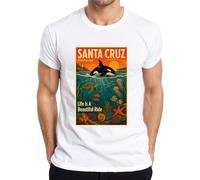 California Life is A Beautiful Men's T-Shirt, White, XXL