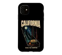 California Made For Camping Trailer Moon Stars Souvenir Case for iPhone 11
