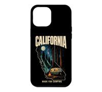 California Made For Camping Trailer Moon Stars Souvenir Case for iPhone 12 Pro Max