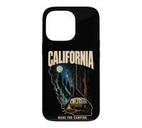 California Made For Camping Trailer Moon Stars Souvenir Case for iPhone 13 Pro