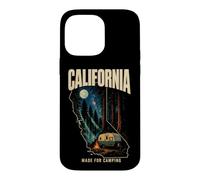 California Made For Camping Trailer Moon Stars Souvenir Case for iPhone 14 Pro Max
