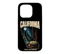 California Made For Camping Trailer Moon Stars Souvenir Case for iPhone 15 Pro