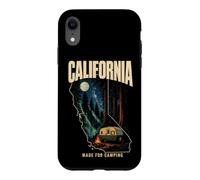 California Made For Camping Trailer Moon Stars Souvenir Case for iPhone XR