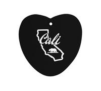 California Map Car Air Freshener Automotive Aromatherapy Tablets Hanging Scented Cards Rearview Mirror Love form