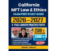 California MFT Law & Ethics Exam Study Guide 2026-2027: Comprehensive Review Prep with Proven Test-Taking Secret Strategies, 4 Full- Length Practice ... 200+ Flashcards for the Civil Service Exam