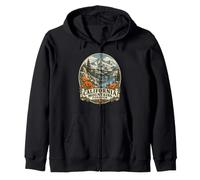 California Mountains Forever Golden State Pride Zip Hoodie