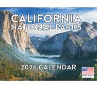 California National Parks Calendar 2026 Monthly Wall Calender 12 Month | American Made In The USA