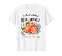 California Navel Oranges Vintage Fruit Distressed Retro T-Shirt