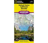 US, California and Nevada Map: North America (National Geographic Adventure Travel Map, 3119)