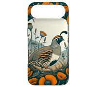 California Poppy and California quail State bird Case for iPhone Air