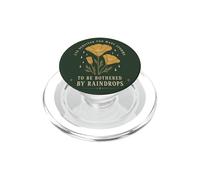 California Poppy Raindrops Quote PopSockets PopGrip for MagSafe