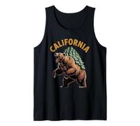 California Power Bear - Strength, Hustle & Wealth Tank Top