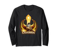California Quail Resistance Protest Symbol Long Sleeve T-Shirt