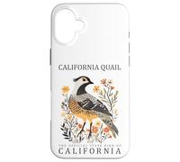 California Quail State Bird Wildlife Art Case for iPhone 16 Plus