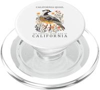 California Quail State Bird Wildlife Art PopSockets PopGrip for MagSafe