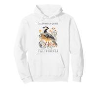 California Quail State Bird Wildlife Art Pullover Hoodie